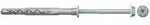 Fischer 50x Langschaftd&uuml;bel SXRL 14 x 140 mm FUS Sechskantschraube mit U-Scheibe -