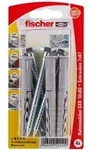 Fischer 4x Langschaftd&uuml;bel SXR 10 x 80 SS Sechskantschraube - 52240