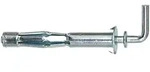 Fischer 50x Hohlraum-Metalld&uuml;bel HM 5 x 65 mm H mit Winkelhaken - 519781