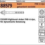 Highbond-Anker R 88579 dyn 12x100/25 Stahl galv.verz. 10 St&uuml;ck FISCHER