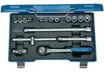 Gedore Steckschl&uuml;sselsatz 30 GMU-3 17tlg. 3/8&prime;&prime; SW 6-19 mm Anzahl Z&auml;hne 72