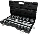 KS TOOLS 3/4" Steckschl&uuml;ssel-Satz 21tlg. 6-kant - 911.0721