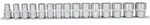 KS TOOLS 1/2" 12-kant-Stecknuss-Satz 15tlg. 10-24 mm - 911.1285
