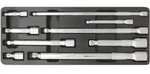 KS TOOLS 1/4"+3/8"+1/2" CHROMEplus Kipp-Verl&auml;ngerungs-Satz 9tlg. - 918.0009