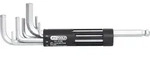 KS TOOLS 3 in 1 Innen6kant-Winkelstiftschl&uuml;ssel-Satz 8tlg. lang Kugelkopf - 151.2100