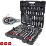 KS TOOLS 1/4"+ 3/8"+ 1/2" CHROMEplus Steckschl&uuml;ssel-Satz 216tlg. - 918.0216