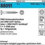 Schraube R 88091 SEKO T-STAR TG 6x100/61-T30 A 2 100 St&uuml;ck SPAX