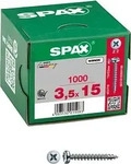 Spax 088093001000035015, Schraube R 88093 Ruko Spitze/PZ 3,5x15/12-Z Stahl galv.verz.