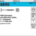 Tellerkopfschraube R 88193 Spitze/T-STAR TG 6x 120/68-T30 A 2 100 St&uuml;ck SPAX