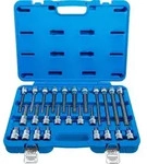 BGS Bit-Einsatz-Satz Antrieb Innenvierkant 12,5 mm (1/2") Innenvielzahn (f&uuml;r XZN)