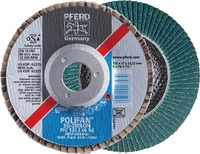 PFERD 67686125, PFERD F&auml;cherscheibe POLIFAN Z SG POWER STEELOX &Oslash; 125 mm K&ouml;rnung