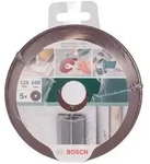 Bosch Fiberschleifscheiben-Set f&uuml;r Winkelschleifer Korund D=125 mm K=100,...