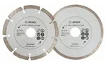 Bosch 2x Diamanttrennscheiben f&uuml;r Fliesen und Baumaterial, Durchmesser: 125 mm -