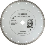 Bosch 2607019483, Bosch Diamanttrennscheibe Turbo, Durchmesser: 230 mm - 2607019483