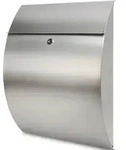 BURG-W&Auml;CHTER Briefkasten Riviera 3835 Ni H.460mm B.335mm T.130mm VA DIN C4 - RIVIERA