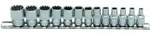 BGS 13tlg. Gear Lock Steckschl&uuml;ssel-Eins&auml;tze 6,3 mm (1/4") - 2150
