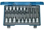 Gedore Steckschl&uuml;sselsatz IN 19 LKM 15tlg. 1/2" SW 5-17 mm f&uuml;r Innen-6-kant -