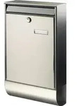 BURG-W&Auml;CHTER Briefkasten Berlin-Set 37770 NI H.500mm B.285mm T.105mm VA DIN C4 -