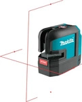 Makita SK106DZ, Makita SK106DZ Akku-Kreuz Linienlaser rot 12 V max. Solo
