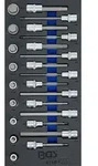 BGS Werkstattwageneinlage 1/3: Bit-Einsatz-Satz Antrieb Innenvierkant 12,5 mm (1/2")