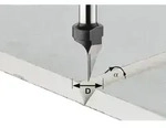 Festool Gipskartonfr&auml;ser HW Schaft 8 mm HW S8 D12,5/45&deg; - 491000