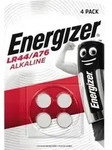 Energizer Knopfzelle LR44/A76 E300141401 Alkali 4 St./Pack.