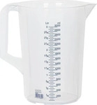 h&uuml;nersdorff 938000, h&uuml;nersdorff Messkanne 3000 ml Polypropylen transparent - 938000