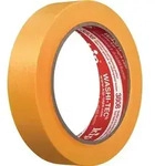 KIP Abdeckband 3808 WASHI-TEC Premium Goldkrepp glatt gelb 50 m x 18 mm Rolle -