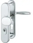 HOPPE Schutzwechselgarnitur Verona 86G/3332ZA/3310/1510 Alu.F1 72mm 42-47mm - 3668410