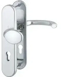 HOPPE Schutzgarnitur Mar.76G/3331/3410/1138 Alu.F1 72mm 41-46mm - 3664603