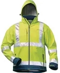 Warnschutz-Softshelljacke LIAM Gr.XL fluoresz.gelb/marine ELYSEE