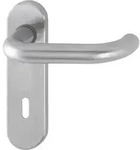 HOPPE Kurzschildgarnitur Paris E138Z/353K VA F69 OB rd Dr&uuml;ckergrt - 3306339
