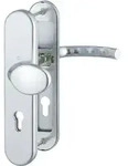 HOPPE Schutzgarnitur T&ocirc;ky&ocirc; 76G/3331/3410/1710 Alu.F1 72mm 41-46mm - 3666887