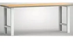 KLW-LUTZ BETRIEBSEINRICHTUNGEN Werkbank B2000xT700xH840mm Buche Multiplex lichtgrau -
