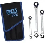 BGS Ratschen-Ringschl&uuml;ssel-Satz umschaltbar "4-in-1" 3tlg. - 1556