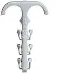 Fischer 100x Steckfix plus Zwillingsschelle SF plus ZS 10 - 058184
