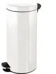 helit Tretabfalleimer H2404305 Silberionen 30l wei&szlig;