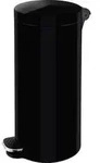 helit Tretabfalleimer H2404395 Silberionen 30l schwarz