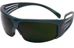 3M Schwei&szlig;erbrille SecureFitSF600 EN 166 PC B&uuml;gel grau Scheibe gr&uuml;n IR 5,0 -