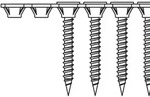 Bosch Schnellbauschraube Feingewinde mit Bohrspitze, S-FB, 3,9 x 35 mm - 2608000554