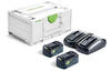 Festool 577707, Festool Energie-Set SYS 18 V 2x 5,0 + TCL 6 DUO im Systainer - 577707