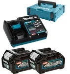 Makita Power Source Kit Li 40V inkl. Schnellladeger&auml;t DC40RA und 2x Akkus...