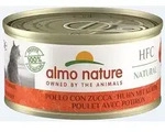 Almo Nature Huhn mit K&uuml;rbis | 24x 70g Katzenfutter nass