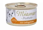 Miamor Pastete Gefl&uuml;gelleber | 12x 85g Katzenfutter nass