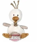 Trixie Ente Hundespielzeug | Pl&uuml;sch, 15cm f&uuml;r Bewegung