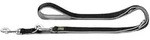 Hunter verstell. F&uuml;hrleine Neopren schwarz/grau | 2m x 25mm Hundeleine