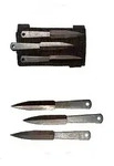 Wurfmesser mit Unterarmholster