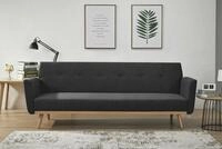SalesFever Schlafsofa Strukturstoff 395639