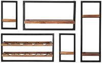 SIT-M&ouml;bel PANAMA Wandregal-Set, 5-teilig 09200-01