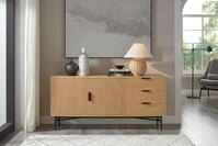 SalesFever Sideboard 160 cm Eiche Echtholzfurnier 371657